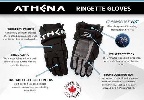 Athena Ringette gloves 