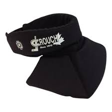 Kim Crouch Collar - Black Neck Protector Bib Style