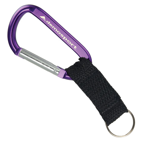 Large Carabiner with 3 inch Black Strap