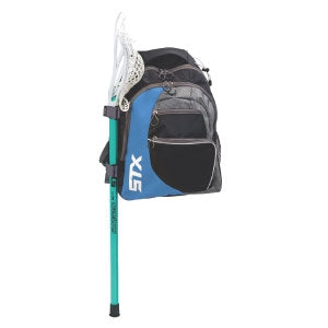 STX Sidewinder Lacrosse Backpack - Black/Columbia
